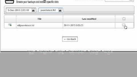 Restore Manager cPanel plugin - Restore MailBox
