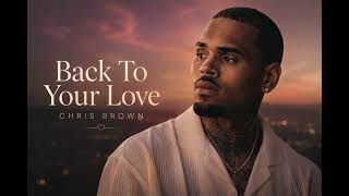Chris Brown - Back To Your Love ❤️ | Emotional R&B Love Anthem | Official Music Video