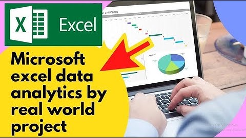 Excel Masterclass  Microsoft excel data analytics by real world project