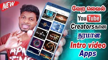 make youtube intro in 2022 | intro making apps-2022 in tamil
