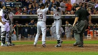 Det@min: tigers score four on three homers in fourth