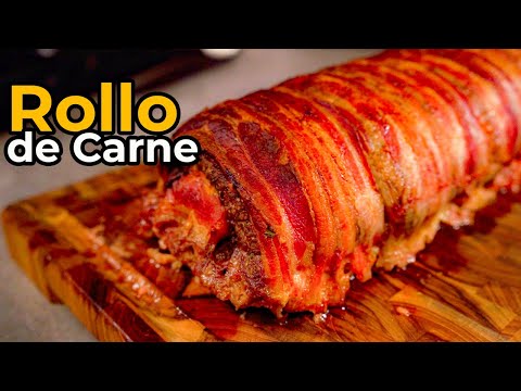 Rollo de carne + guarniciones