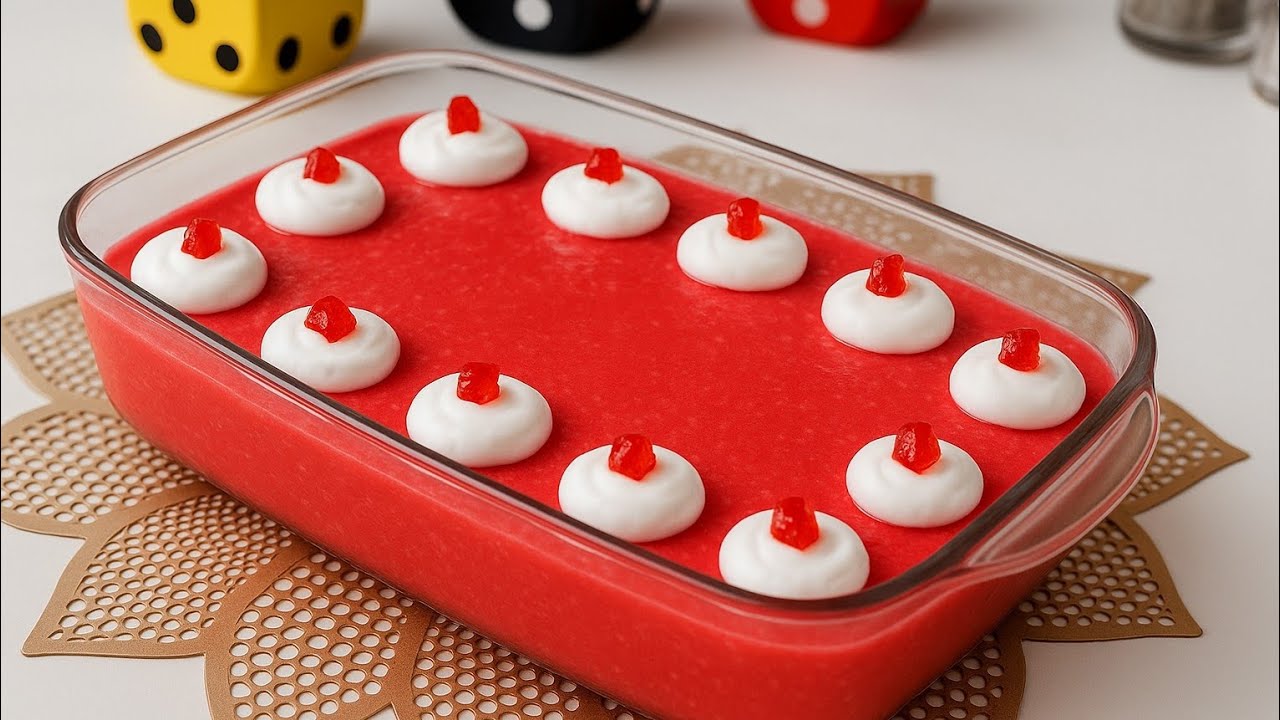 اسرع تورتة جيلى بالبسكوت بدون فرن فى 10 دقائق حلى بارد صيفى لذيذ