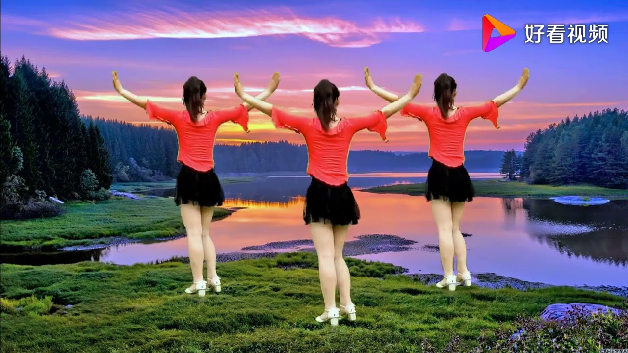 健身操DJ版《命运的无奈》让我们分开，抒情舞步优美创新