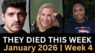 Deaths Jan 2026 Week 4 | Honoring Catherine O'Hara & The Legends We Lost