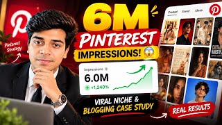 Full 6M Pinterest Impressions! 😱 | Viral Niche & Blogging Case Study News
