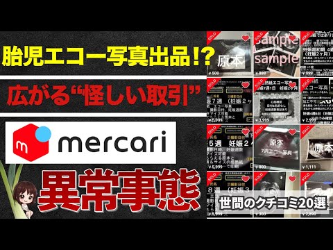 【詐欺の温床】メルカリ”胎児エコー写真”出品に関する世間の口コミ20選 - ねぎ女【会社・業界・世間の口コミ】