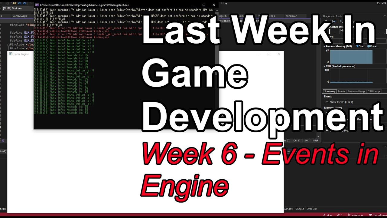 Last Week In Game Development - Events In Engine - YouTube