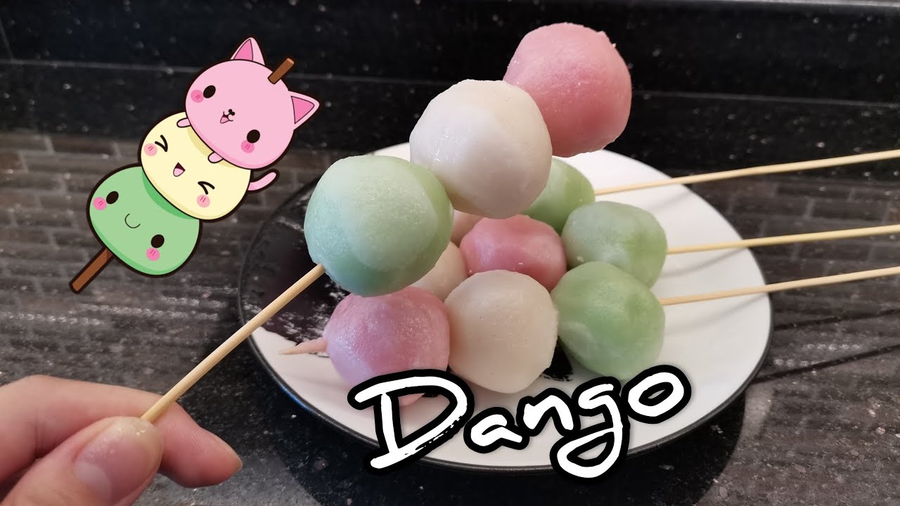 İşte o emoji 🍡!! DANGO yapımı /Türkiye'deki malzemelerle dango YouTube