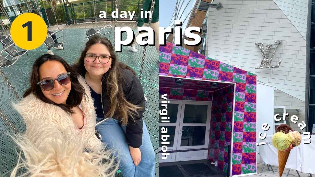 PARIS VLOG 💌 Louis Vuitton Foundation, gardens 🌳🌷 & making Gigi Hadid pasta 🍝