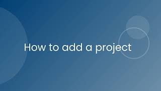 How to add a project to My Smart COI Tracker