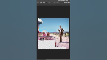 Photoshop generative AI fill transforms Barbie movie scene