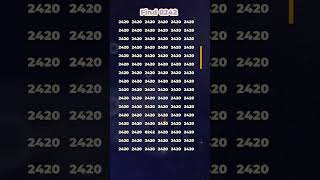 Can You Find 0242?