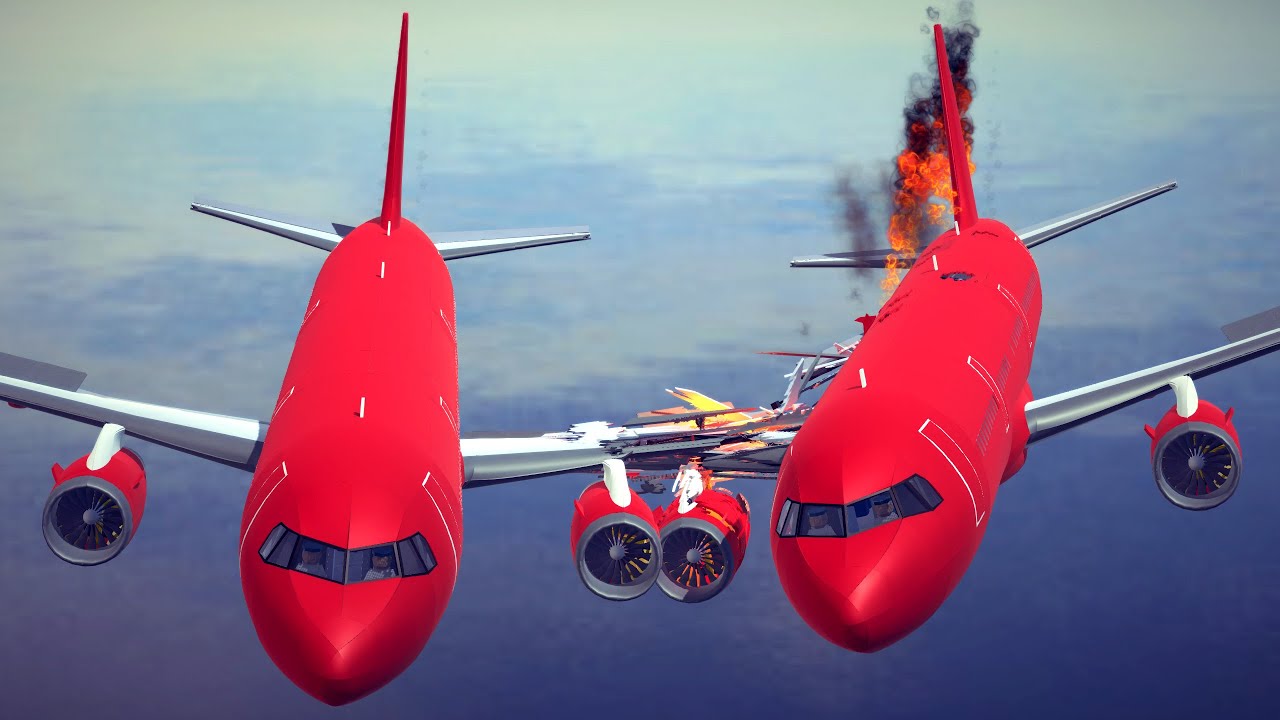 Airplane Crashes & Shootdowns #50 | Besiege