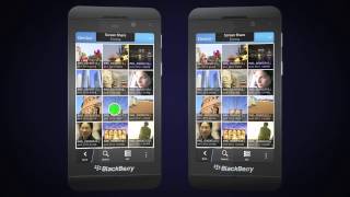 BlackBerry 10  BBM Video Chat and Screen Share Close up