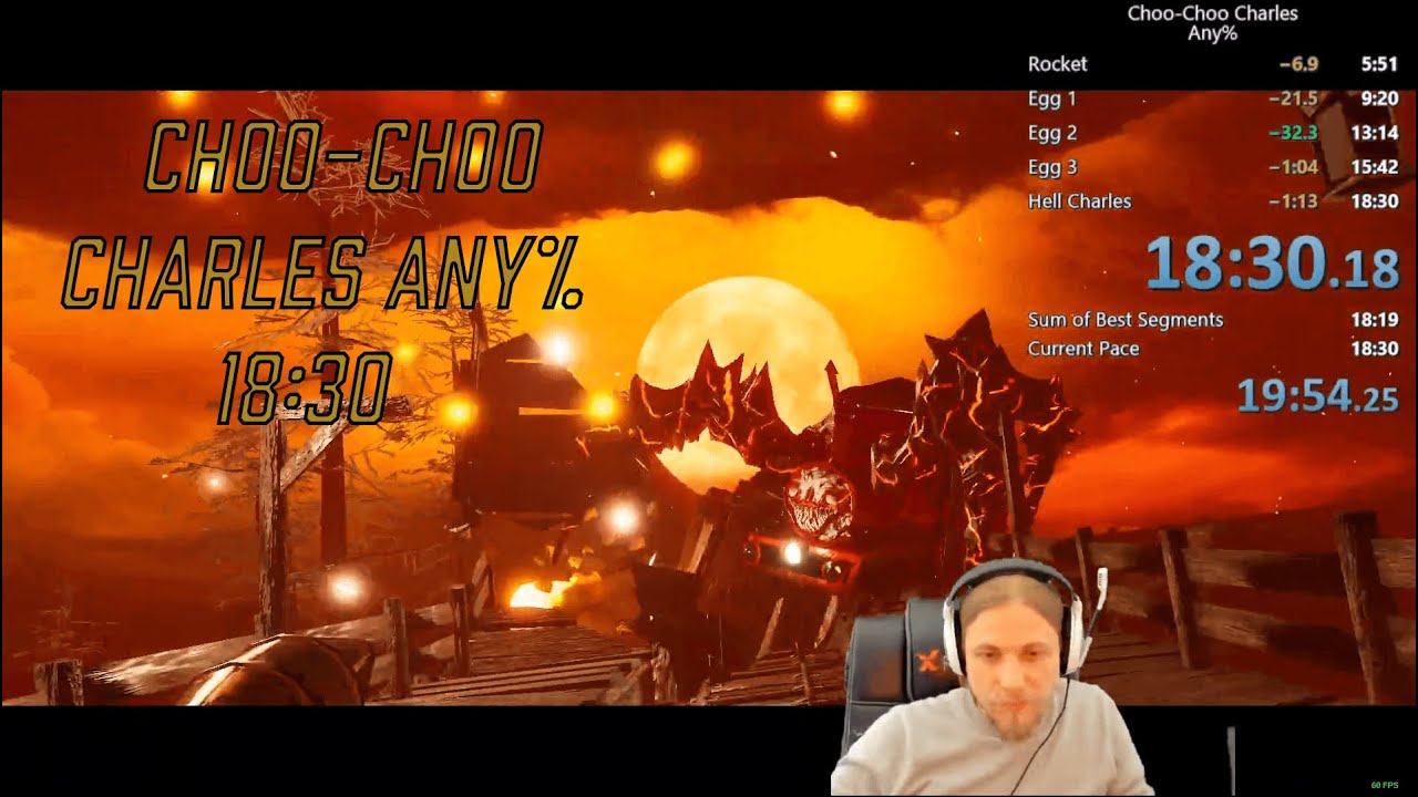 Choo Choo Charles ANY Speedrun 1830 YouTube