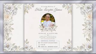Memorial Service of Helen Sarojini James