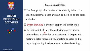 Celebrity logistics & inventory Unit 2 Session 6 Profile