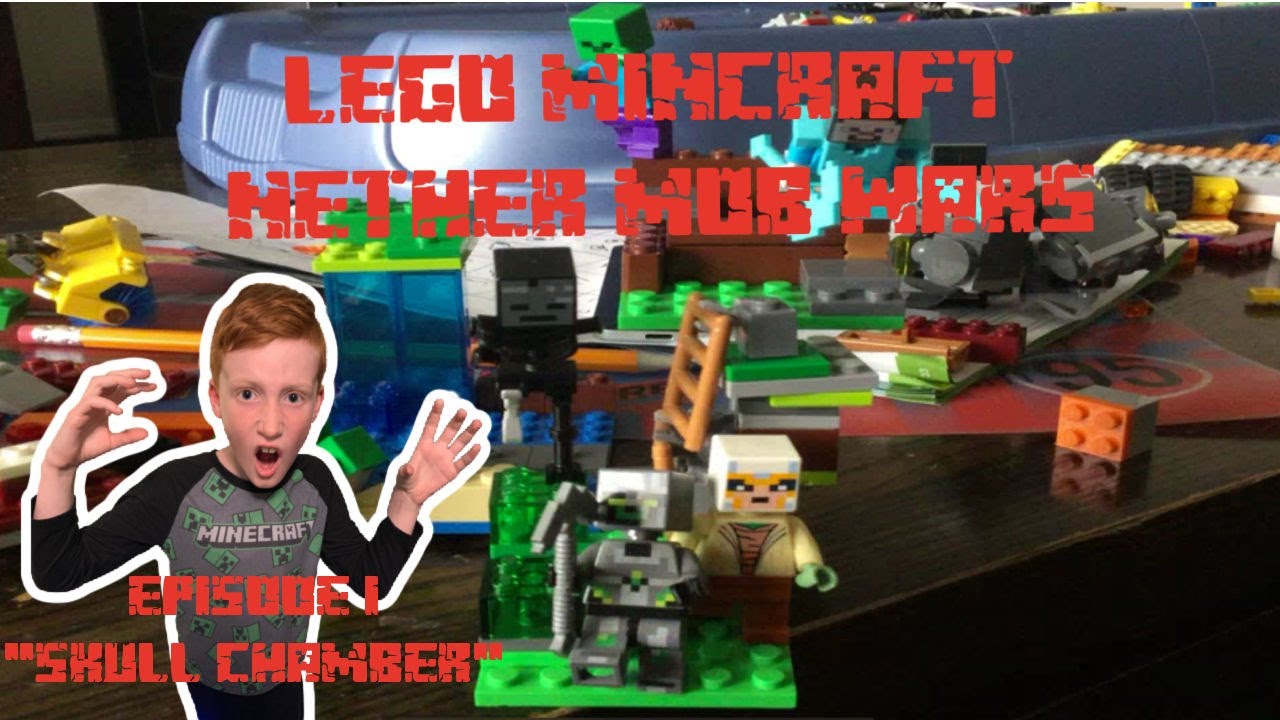 Lego Minecraft Nether Mob Wars | Episode 1 "Skull Chamber"