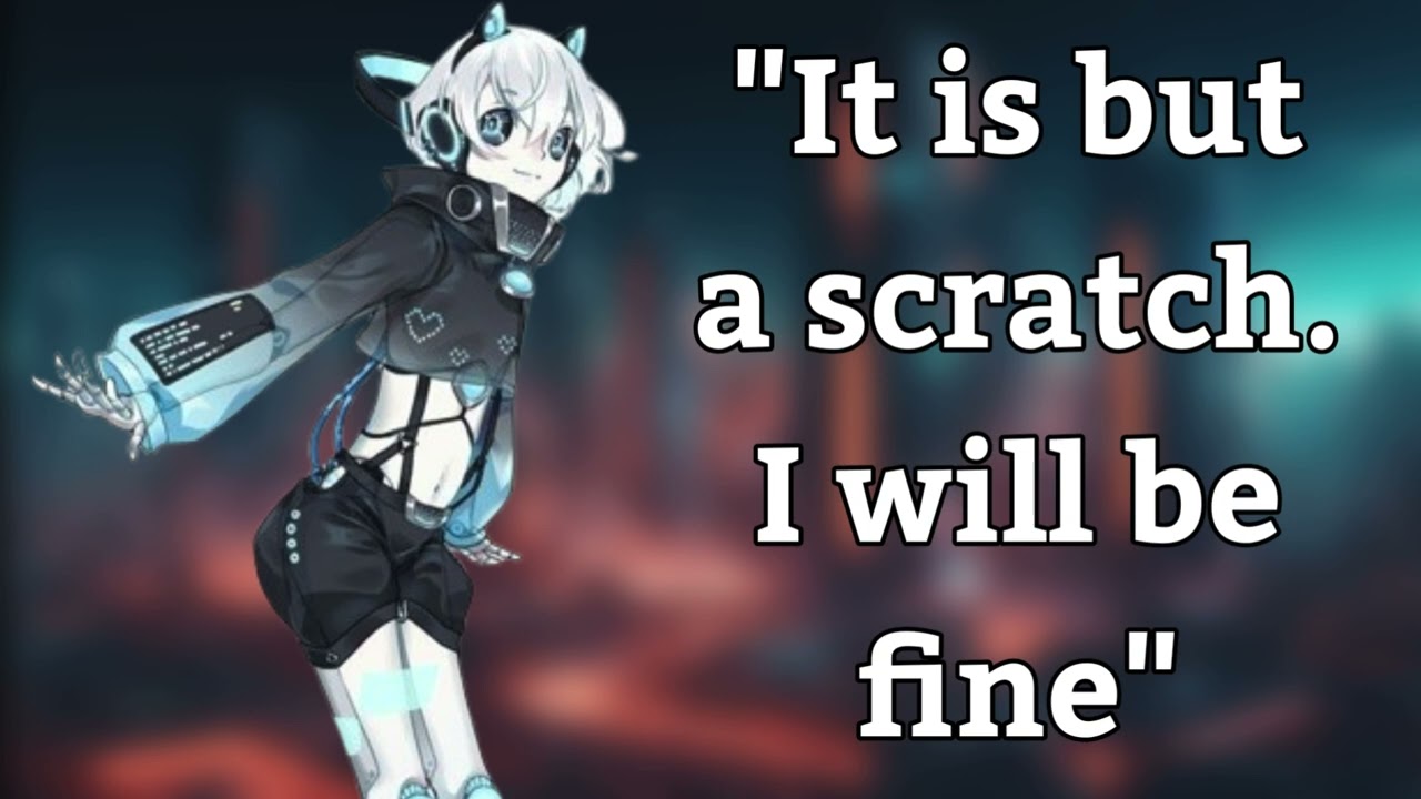 {Asmr} Patching up your robot girlfriend [rebel girlfriend] [scolding] [[protective] [f4a]