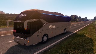 Ena Scania K360 High deck Legacy SR2 XHD Prime Laksana made Bus Interior & Exterior Full Review
