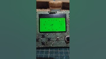 Arduino LCD ST756x Clock #arduino