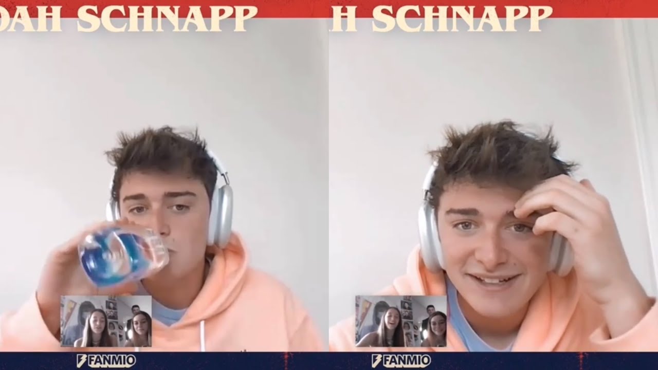 Noah Schnapp meeting fans on fanmio week 3 (video 1)