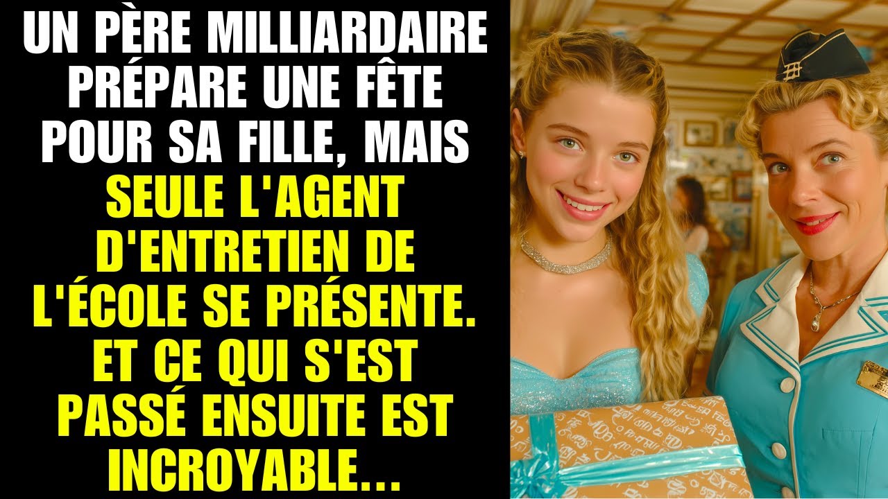 Fête d'un milliardaire pour sa fille: seule la concierge vient. Ce qui suit est incroyable.