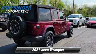 Used 2021 Jeep Wrangler Unlimited 80th Anniversary, Mechanicsburg, PA H28A