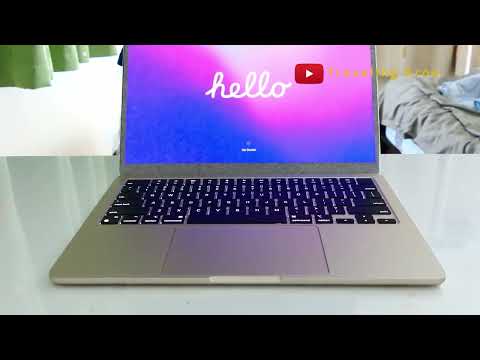 unboxing Macbook air M2 Starlight