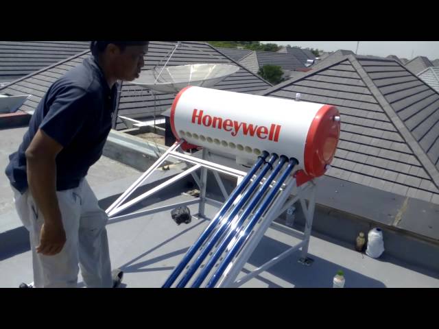 Honeywell Solar Water Heater Instaltion part 3 - YouTube