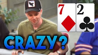 Poker Player Goes ALL-IN With THE WORST Hand In Poker