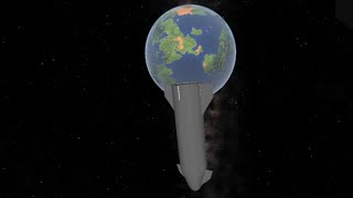 Reusable Starship moon orbit and return Simplerockets 2