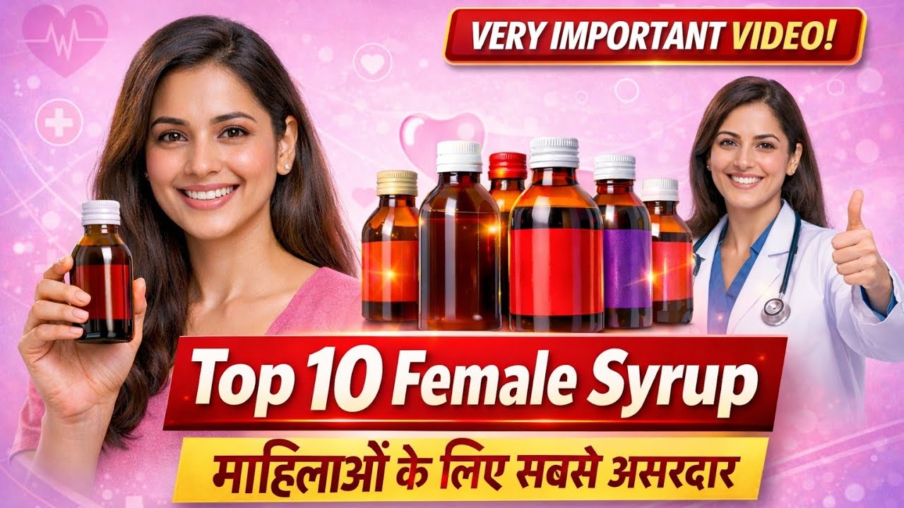 महिलाओं का 10 सबसे असरदार सिरप | Top 10 Best Female Tonic | Top 10 Syrup for Female | Female tonic