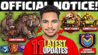 ⚡TH19 Delayed?! Elephant Rider, Builder Base CANCELLED?! Ranked Changes, Clan Name Change | COC News screenshot 4