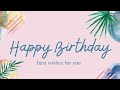 Happy Birthday HASINI🎂!!