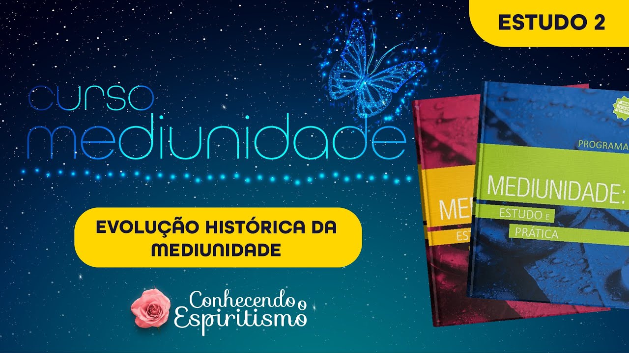 A segunda aula do curso de mediunidade já está disponível no canal!