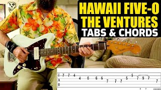 Video thumbnail of "Hawaii Five-O (with Tabs & Chords)"