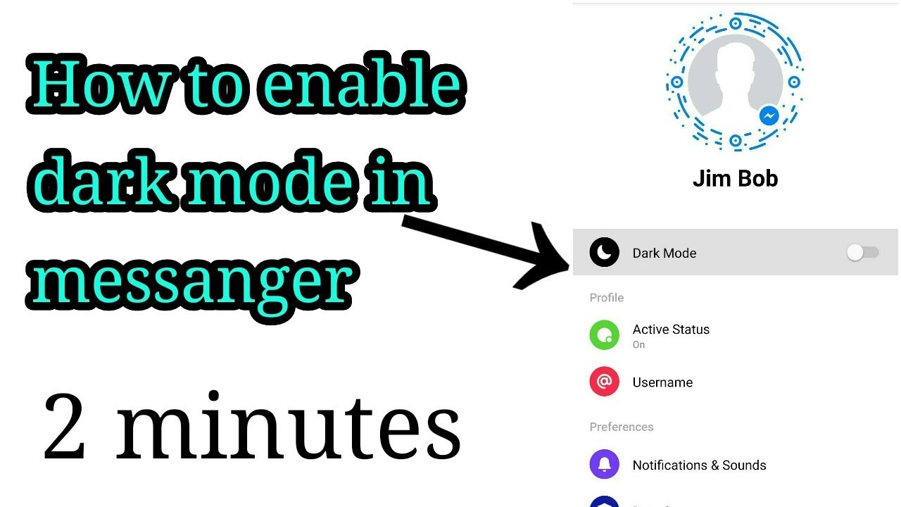 How to Activate the Hidden Dark Mode in Facebook Messenger