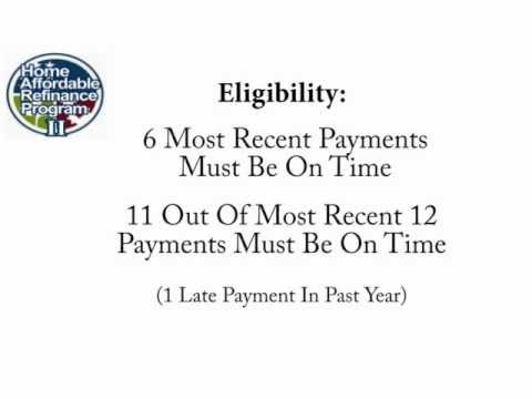 Home Affordable Refinance Program 2 - YouTube