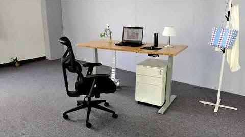 VWINDESK bamboo tabletop matching