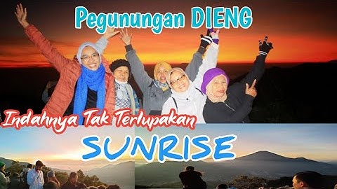 Wisata DIENG Wonosobo/Negeri diatas Awan ternyata indahnya seperti ini.