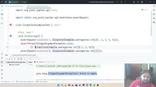 C212 - Chapter 5.1: Using and Testing Unchecked Exceptions