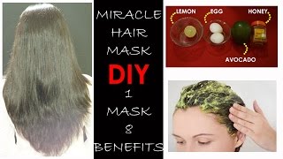 Make Your Miracle Hair Mask In 5 Minutes| Miracle Hair Mask | Do It Yourself | DIY | Glamorustic