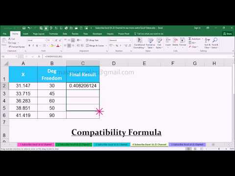 CHIDIST Compatibility Function