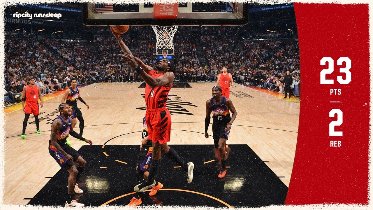 Jerami Grant Puts Up 23 Points on 70% shooting against Suns | February 22th, 2026