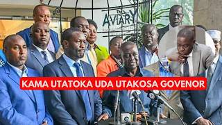 TOKA UDA KUJA ODM UWE GOVERNOR!!!OSM LEADERS THREATEN SAKAJA TO JOIN ODM OR ONE TERM NAIROBI 2027