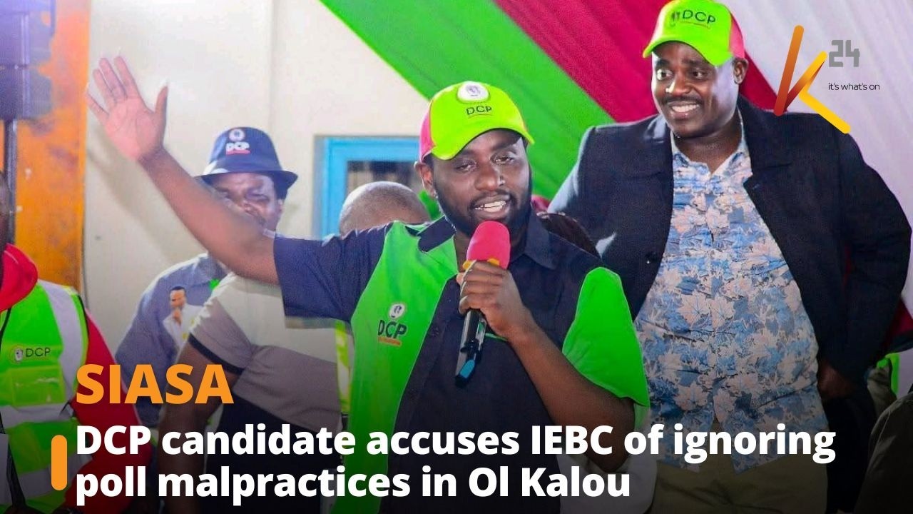 DCP candidate accuses IEBC of ignoring poll malpractices in Ol Kalou