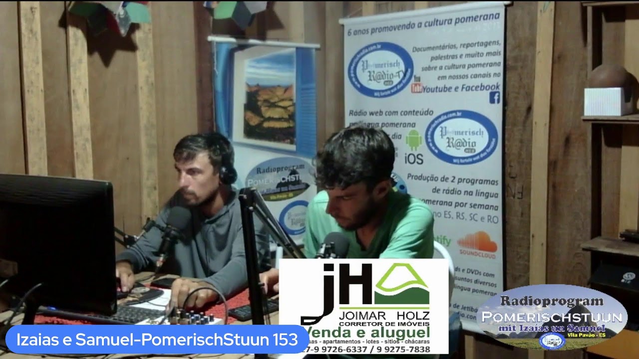 Programa POMERISCHSTUUN mit Izaias un Samuel edição 153( ao vivo  01/03/2026)