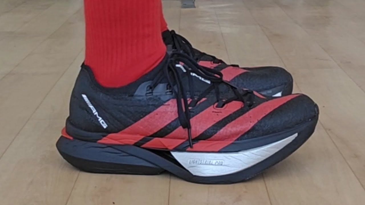 Adidas Adizero Prime X3 Strung AMG - unboxing - first treadmill